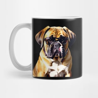 BULLMASTIFF WATERCOLOR STYLE Mug